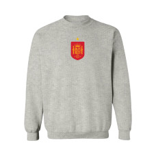 Женская Свитшот Spain National Team Vive La Fete Color Badge - Gray