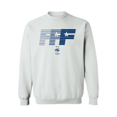 Женская Свитшот France National Team Vive La Fete FFF Logo - White
