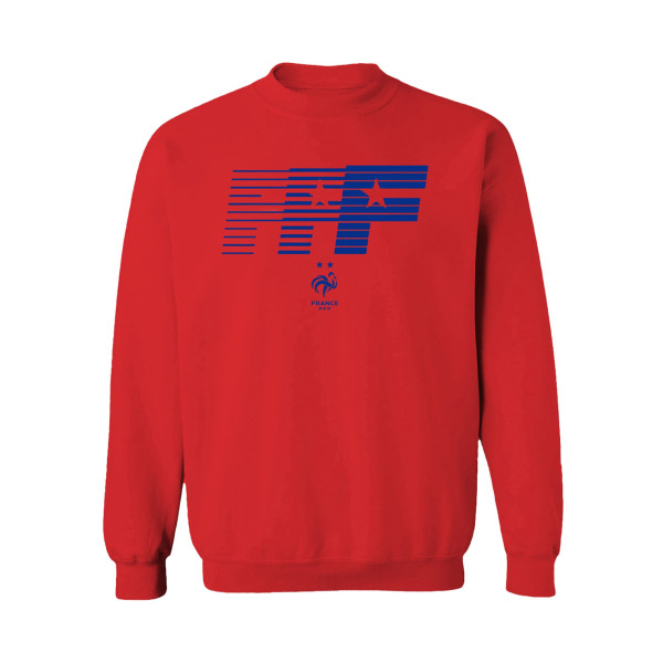 Женская Свитшот France National Team Vive La Fete FFF Logo - Red