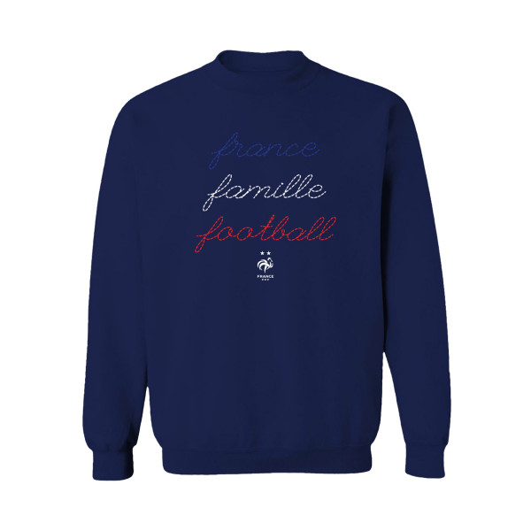 Женская Свитшот France National Team Vive La Fete Famille Football - Navy