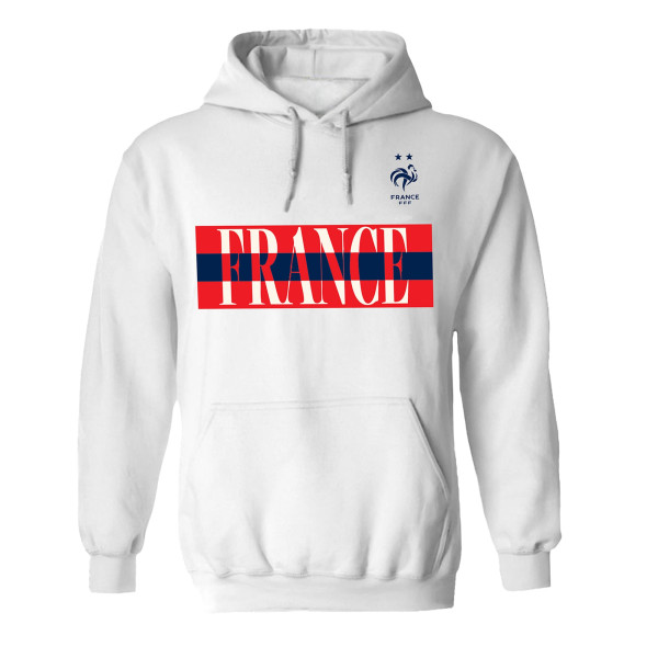 Женская Толстовка France National Team Vive La Fete - White