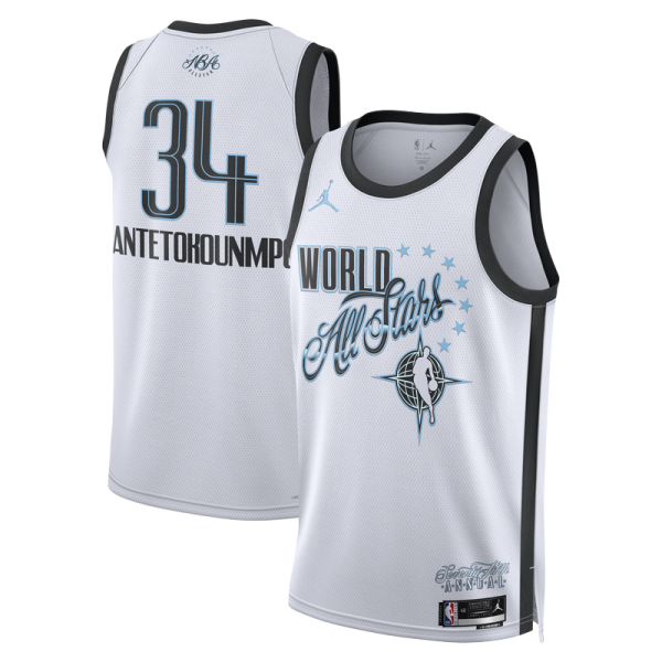 Джерси Unisex Giannis Antetokounmpo Jordan Brand White 2026 NBA All-Star Game Swingman