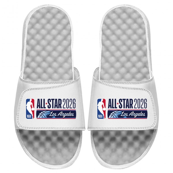 Unisex ISlide White 2026 NBA All-Star Game Logo Slide Sandals