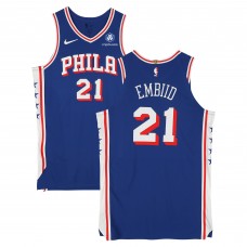 Joel Embiid Philadelphia 76ers Fanatics Authentic Game-Used #21 Royal Nike Jersey vs. New York Knicks on January 3, 2026 - Size 52+6