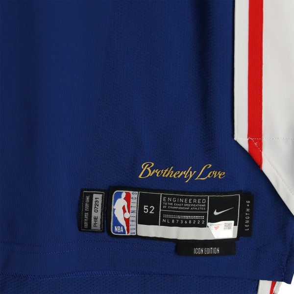 Joel Embiid Philadelphia 76ers Fanatics Authentic Game-Used #21 Royal Nike Jersey vs. New York Knicks on January 3, 2026 - Size 52+6