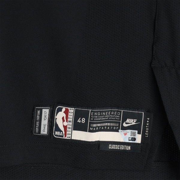 Jared McCain Philadelphia 76ers Fanatics Authentic Game-Used #20 Black Nike Classic Edition Jersey from Multiple Games in December of 2025 - Size 48+4