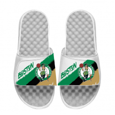 Unisex Boston Celtics ISlide Paint Stripes Slide Sandals