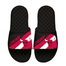 Unisex Chicago Bulls ISlide Paint Stripes Slide Sandals