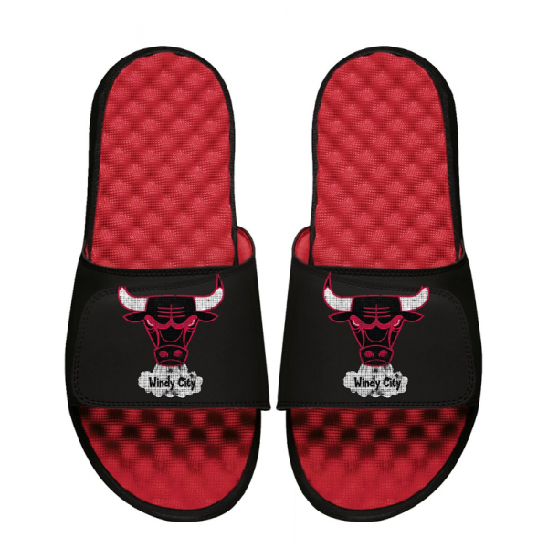 Unisex Chicago Bulls ISlide Logo Slide Sandals