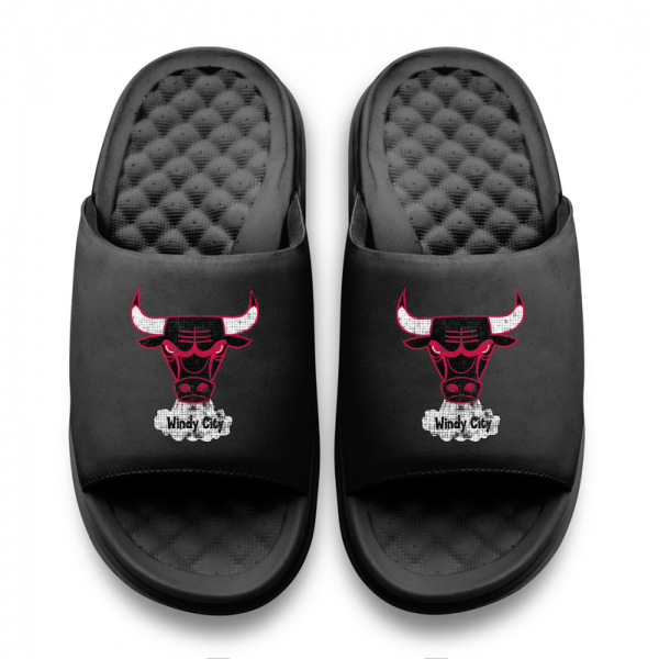 Unisex Chicago Bulls ISlide Logo Motive Slide Sandals