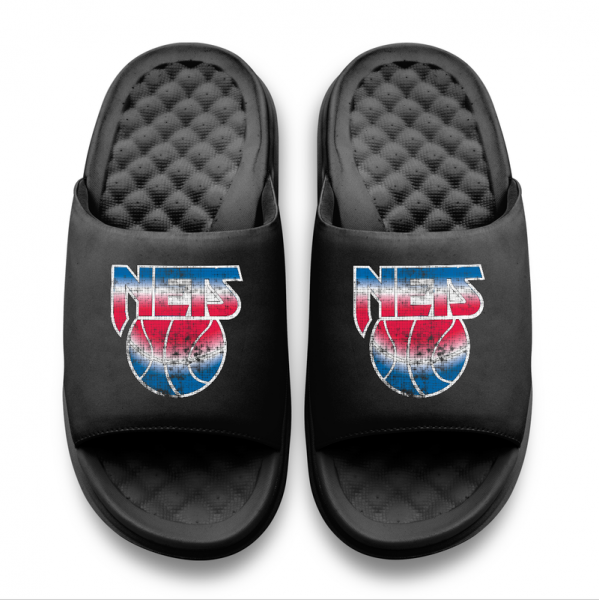 Unisex Brooklyn Nets ISlide Logo Motive Slide Sandals