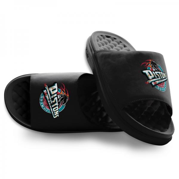 Unisex Detroit Pistons ISlide Logo Motive Slide Sandals