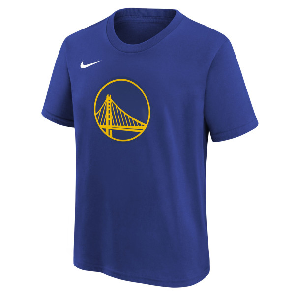 Детская футболка Golden State Warriors Nike Royal Team Essential Logo