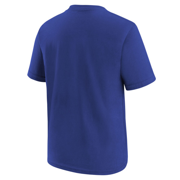 Детская футболка Golden State Warriors Nike Royal Team Essential Logo