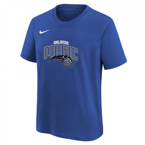 Подростковая Orlando Magic Nike Blue Team Essential Logo T-Shirt