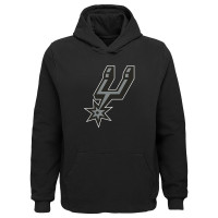 Подростковая San Antonio Spurs Outerstuff Black Primary Logo Pullover Hoodie