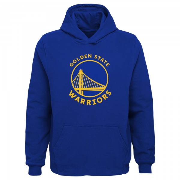 Подростковая Golden State Warriors Outerstuff Royal Primary Logo Pullover Hoodie