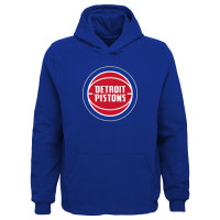 Подростковая Detroit Pistons Outerstuff Royal Primary Logo Pullover Hoodie