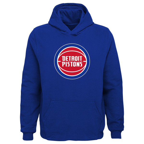 Подростковая Detroit Pistons Outerstuff Royal Primary Logo Pullover Hoodie