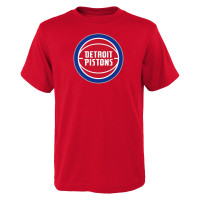 Подростковая Detroit Pistons Outerstuff Red Primary Logo T-Shirt