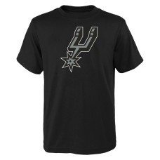 Подростковая San Antonio Spurs Outerstuff Black Primary Logo T-Shirt