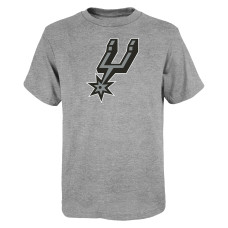 Подростковая San Antonio Spurs Outerstuff Gray Primary Logo T-Shirt