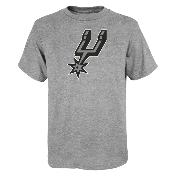 Подростковая San Antonio Spurs Outerstuff Gray Primary Logo T-Shirt