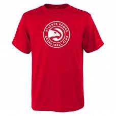 Подростковая Atlanta Hawks Outerstuff Red Primary Logo T-Shirt