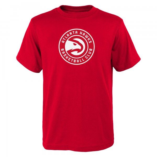 Подростковая Atlanta Hawks Outerstuff Red Primary Logo T-Shirt