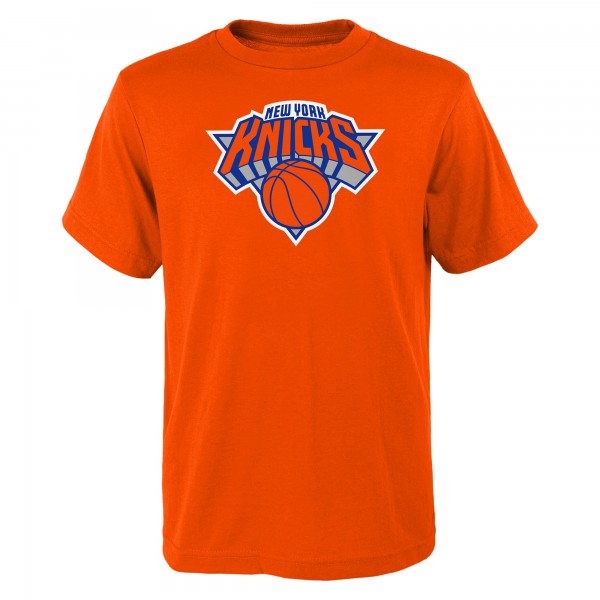 Подростковая New York Knicks Outerstuff Orange Primary Logo T-Shirt