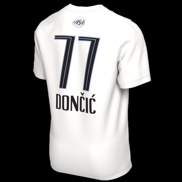 Luka Dončić Jordan Brand White 2026 NBA All-Star Game Name & Number T-Shirt