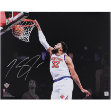 Фото с автографом Karl-Anthony Towns New York Knicks Fanatics Authentic Action 16 x 20