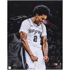 Фото с автографом Dylan Harper San Antonio Spurs Fanatics Authentic 16 x 20 Unleashed - Limited Edition of 25