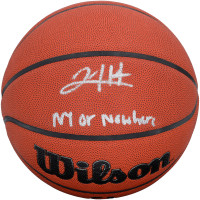 Мяч с автографом Josh Hart New York Knicks Fanatics Authentic Wilson Authentic Series Indoor/Outdoor with 'NY OR NOWHERE' Inscription
