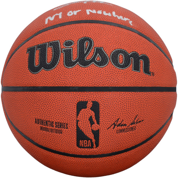 Мяч с автографом Josh Hart New York Knicks Fanatics Authentic Wilson Authentic Series Indoor/Outdoor with 'NY OR NOWHERE' Inscription