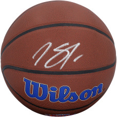 Мяч с автографом Karl-Anthony Towns New York Knicks Fanatics Authentic Wilson Alliance Team Logo
