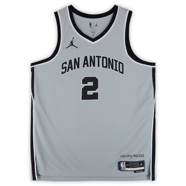 Джерси с автографом Dylan Harper San Antonio Spurs Fanatics Authentic Silver Jordan Brand 2022-23 Statement Swingman