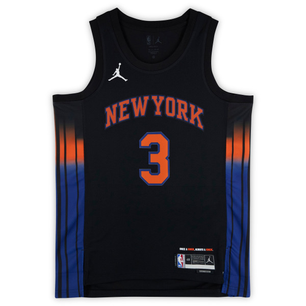 Джерси с автографом Josh Hart New York Knicks Fanatics Authentic Black Jordan Brand 2025-26 Statement Edition Swingman