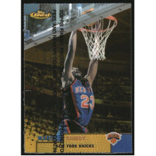1999-00 Topps Finest Gold Refractors #207 Marcus Camby /100