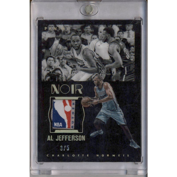 2015-16 Panini Noir Acetate Noir Prime Tag #AN-AJ Al Jefferson /5