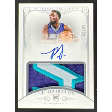 2014-15 Panini National Treasures #123 P.J. Hairston RC Auto /99