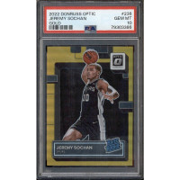 2022 Donruss Optic Gold #236 Jeremy Sochan RC /10 PSA 10