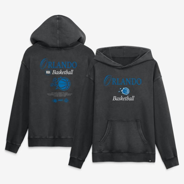 Толстовка Orlando Magic Fanatics Black Balanced Attack Washed