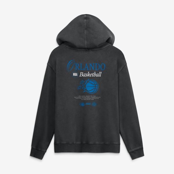 Толстовка Orlando Magic Fanatics Black Balanced Attack Washed