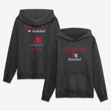 Толстовка Philadelphia 76ers Fanatics Black Balanced Attack Washed