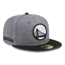 Бейсболка Golden State Warriors New Era Gray/Black Washed 59FIFTY