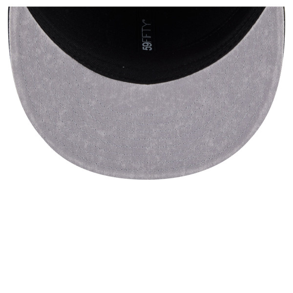Бейсболка Golden State Warriors New Era Gray/Black Washed 59FIFTY