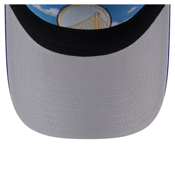 Бейсболка Golden State Warriors New Era Powder Blue Clouds 9TWENTY