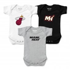 Малышам Miami Heat Chad & Jake Three-Pack Bodysuit Set