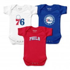 Малышам Philadelphia 76ers Chad & Jake Three-Pack Bodysuit Set